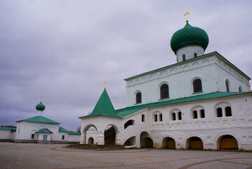 Ancient stone temple, medieval building, religion, history.