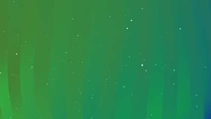 Abstract green background with gradient and shimmering light elements for design ideas