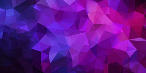 Abstract geometric purple background. Simple background with triangle pattern. banner.