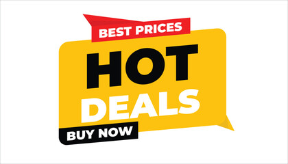 HOT DEALS BEST PRICES BUY NOW – SALE BANNER