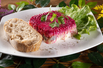Shuba Ukrainian Cuisine Presentation Photo
