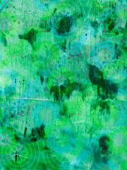 old dirty wallpaper and peeling paint