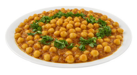  chickpea curry isolated on white background, chickpeas curry png transparent background, chickpea curry, desi food isolated on white background