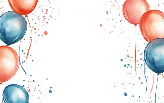 Customizable Celebration Invite Isolated On White Background.