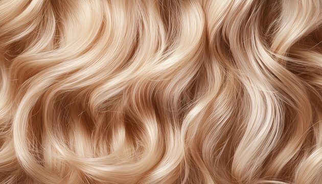 Styling And Curling Tools For Creating Beautiful Blond Curls: Curling Iron For Volumizing Fine Hair And Essential Hairdresser Accessories.