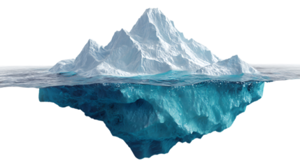 Iceberg in ocean
