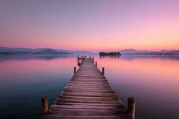 Peaceful Lakeside Sunrise