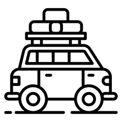 Car Line Icon