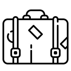 Baggage Line Icon