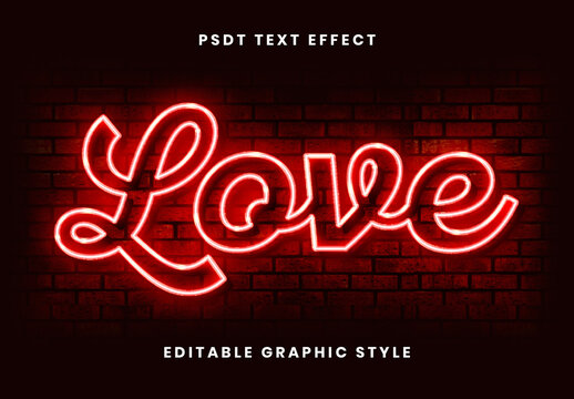 Script Neon Glow Text Effect