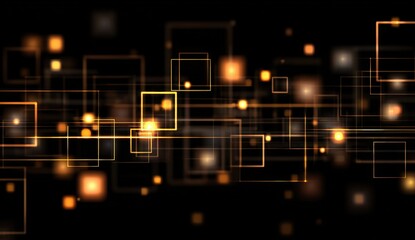 Abstract digital network graphic