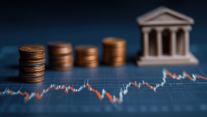 Financial growth, declining market, bank