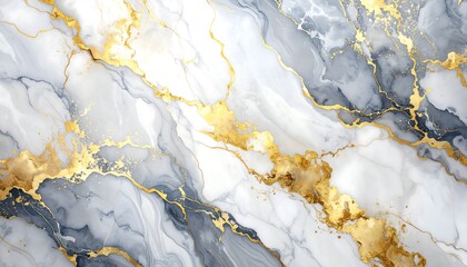 Naklejka premium Abstract marble design with gold veins