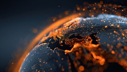 Abstract digital Earth