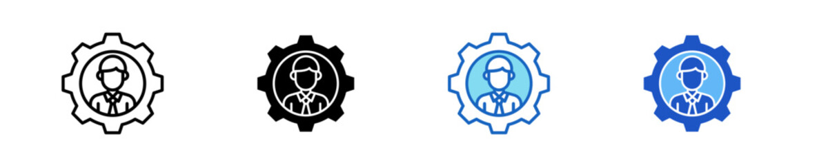 Talent  Icon Set Multiple Style Collection