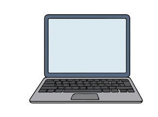 Digital Canvas: A modern laptop, poised as a blank digital canvas ready to unlock creativity, communication, and connection in the digital realm.