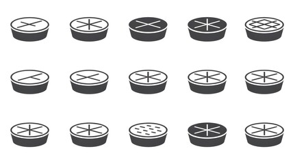 Visualize data insights with these modern minimalist pie chart graphics for presentations and reports
