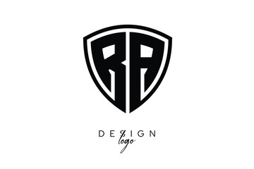 RA  Shield Letter Logo Modern Monogram Emblem for Security, Sports, Corporate & Premium Branding
