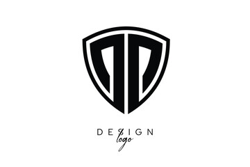 DD  Shield Letter Logo Modern Monogram Emblem for Security, Sports, Corporate & Premium Branding