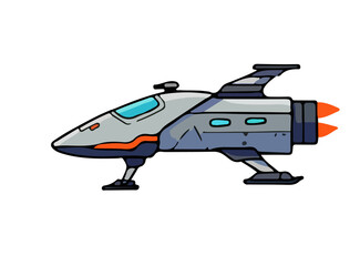 vintage spaceship retro robot submarine machine