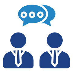 Communicate Icon Mini Illustration Icon. Use For Modern Concept, Print, Ui, Ux Kit, Web And App Development. Vector Related To Office, Education, Examination And More