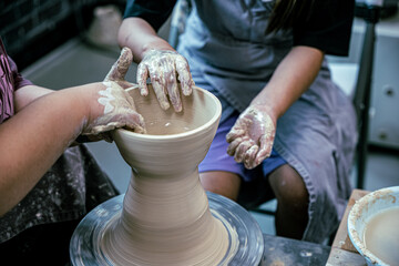 hands of a potter