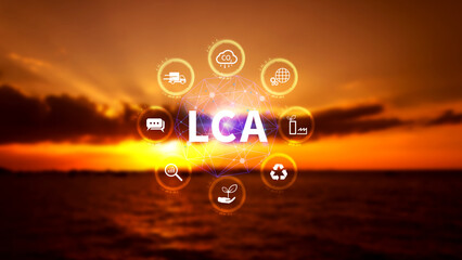 LCA, Life cycle assessment concept, ISO LCA standard aims to limit climate change, Methodology for...