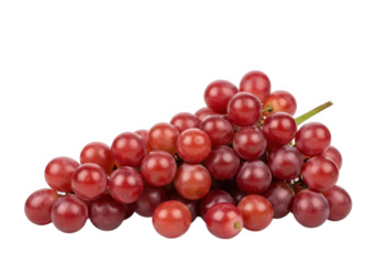 A Bunch of Fresh Red Grapes Isolated on a Checkered Background, Showcasing Healthy Eating, Fruitful Harvests, and Culinary Versatility for Snacks and Desserts