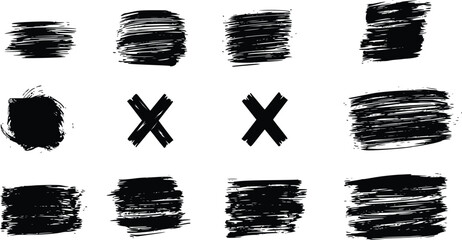 Grunge Brush Strokes A Collection of Hand-Painted Texture Effects