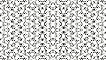  Seamless background for fashion, tapestries, prints design.