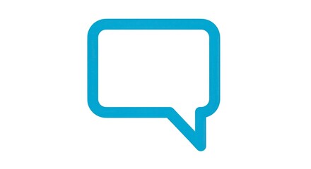 Naklejka premium Empty speech bubble icon