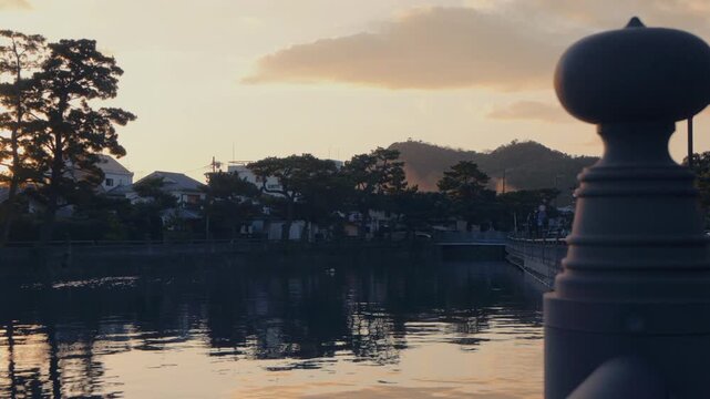 「和歌の浦の夕景」和歌山県和歌山市 - Golden Hour at Waka-no-ura &ndash; Historic Bay in Wakayama City
