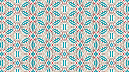  Seamless background for fashion, tapestries, prints design.