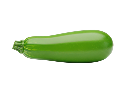 A Vibrant Close-Up of a Fresh Green Zucchini Against a Checkered Backdrop Showcasing its Smooth Skin and Subtle Textural Details in a Studio Setting for Culinary Use