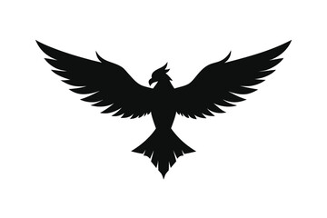 Obraz premium eagle with wings vector dove wings eagle illustration design icon