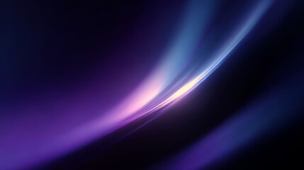 Abstract purple and blue light streaks creating a modern visual effect