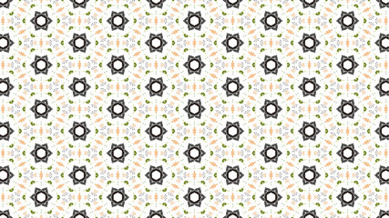 Seamless pattern texture set for fashion and print.