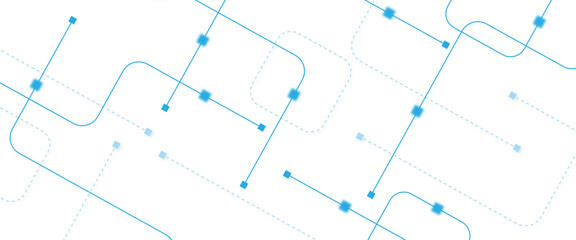 Abstract futuristic technology background. Technology background with crossed lines and dots.