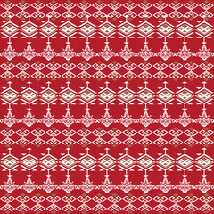 seamless Geometric pattern with fabric 
