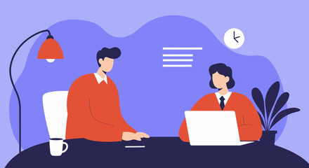 Professional team collaborating in a modern office setting, focused on business discussion and teamwork. Ideal for themes of productivity, partnership, and corporate communication.