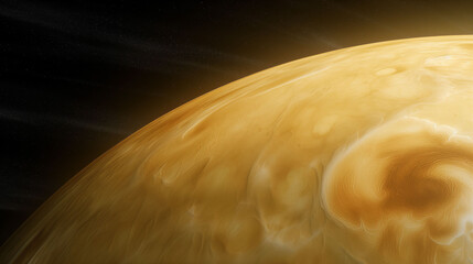 金星の表面をリアルに表現した宇宙グラフィック素材