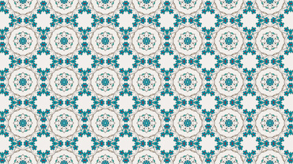 Floral repeated seamless pattern background. Great design for textile, stationery, and wallpaper.