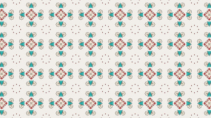 Floral repeated seamless pattern background. Great design for textile, stationery, and wallpaper.