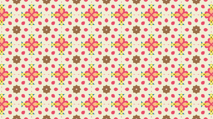 Floral repeated seamless pattern background. Great design for textile, stationery, and wallpaper.