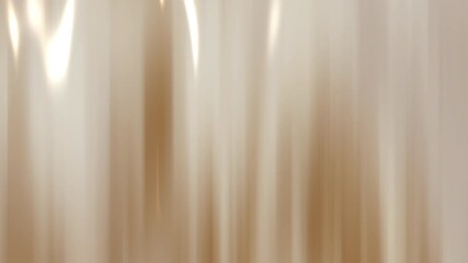 Creamy beige gradient background animation, featuring a seamless loop of soft, flowing vertical lines. The subtle shimmer and smooth motion create an elegant and sophisticated visual effect. - Powered by Adobe