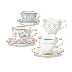 Elegant Tea Cups for a Relaxing Afternoon