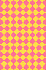Pink check pattern background, geometric square
