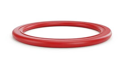 Vibrant Red O-Ring Seal Essential Component for Industrial Fluid Systems