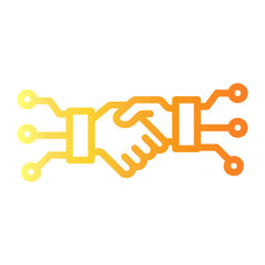 revolution Line Gradient Icon
