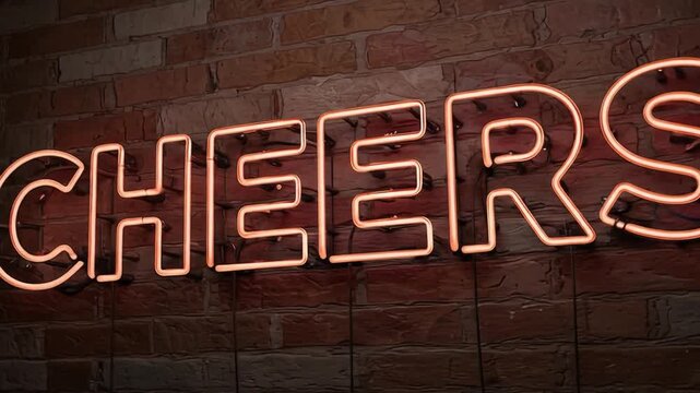 Neon cheers sign